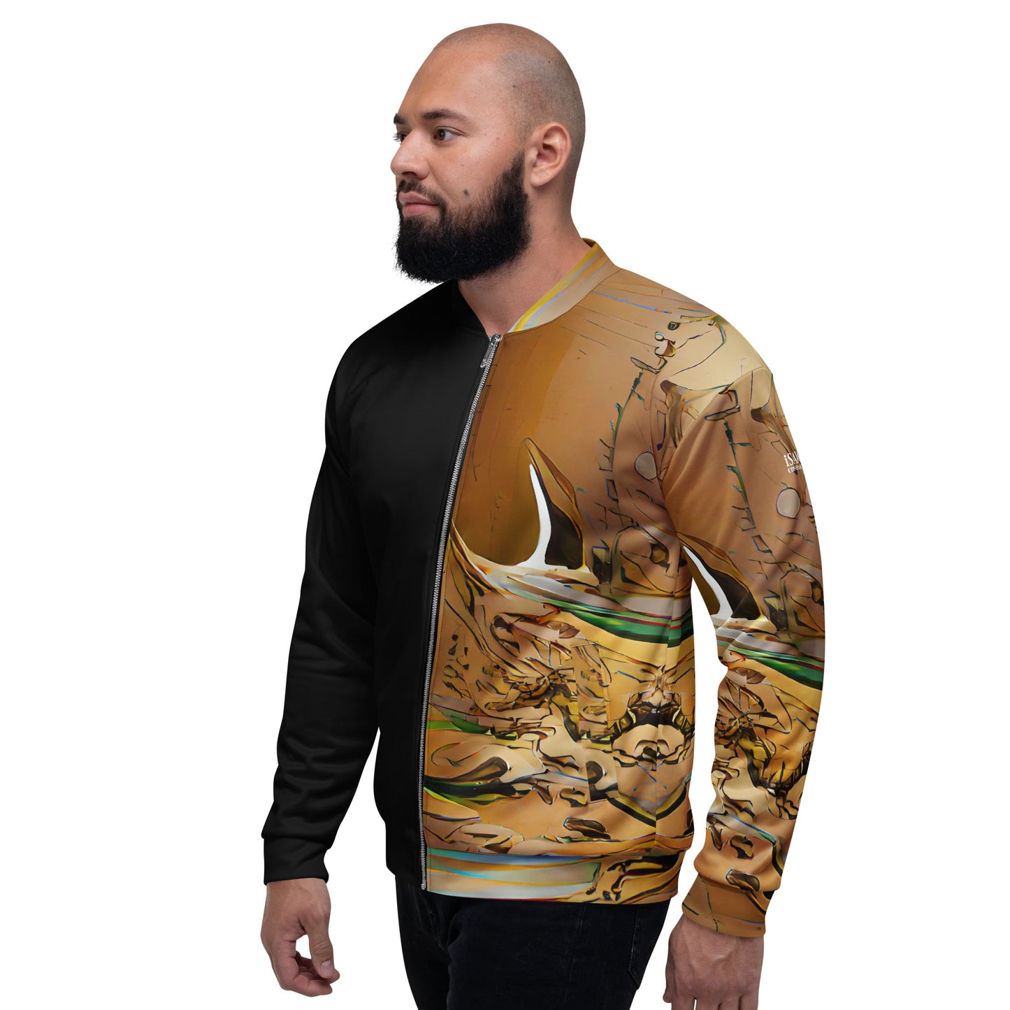 Half Black Half Gāolàng - Unisex Bomber Jacket