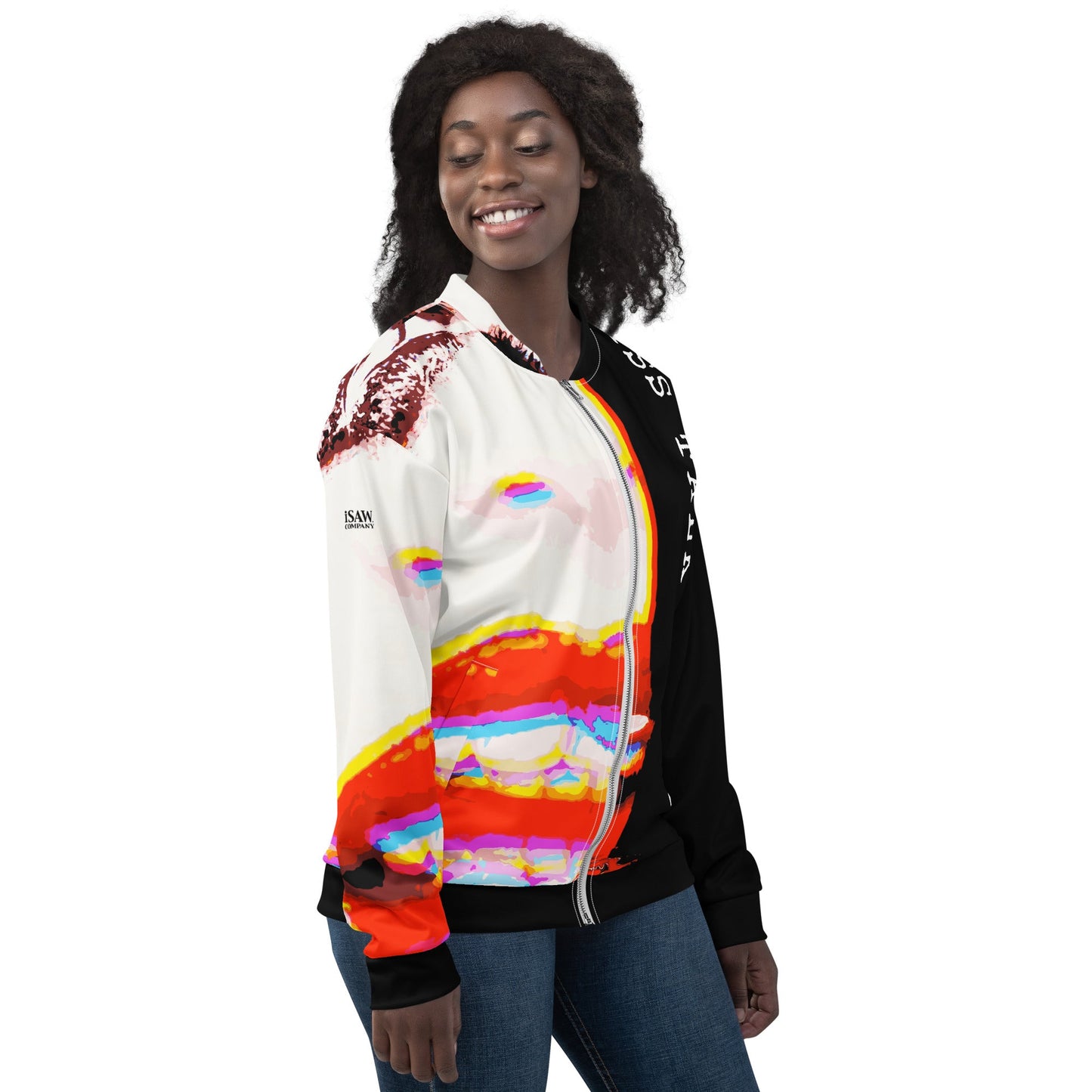 Miss Talk A Lot - Womens Bomber Jacket
