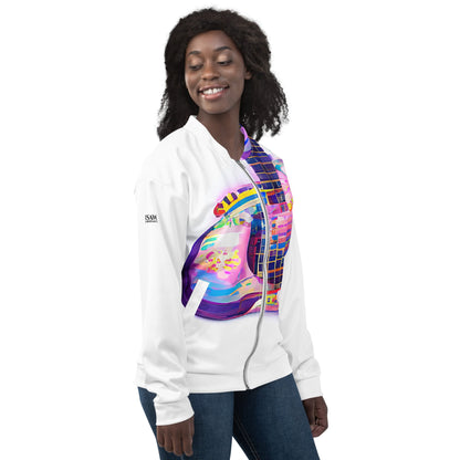 Hippie Guitar - Womens Bomber Jacket
