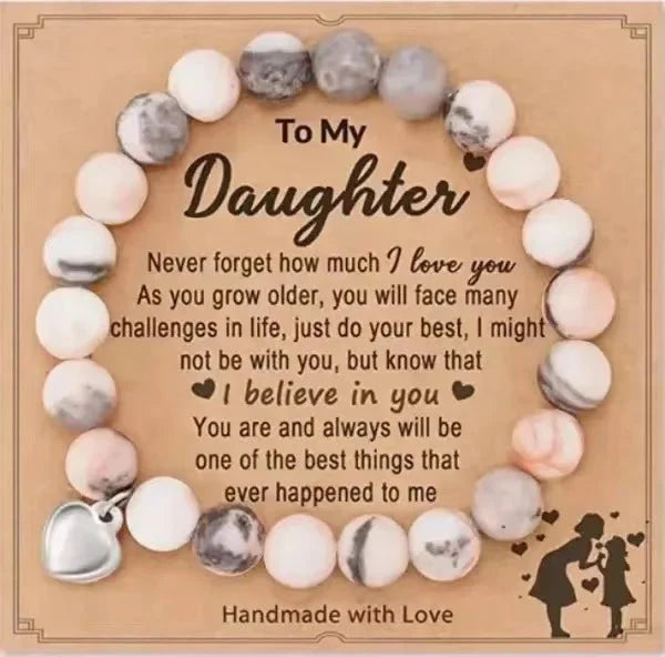Beaded Gemstone Bracelet With Gift Card SELECTION