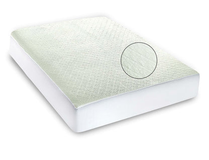 Bamboo Extra Deep Quilted Waterproof Mattress Protector Hypoallergenic Moisture-Wicking Bed Cover with Elastic Skirt by OLIVIA ROCCO