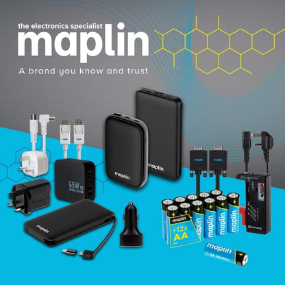 Maplin ORB RF V2 Remote Controlled Mains Plug Socket - Pack of 3 with 2 Remotes