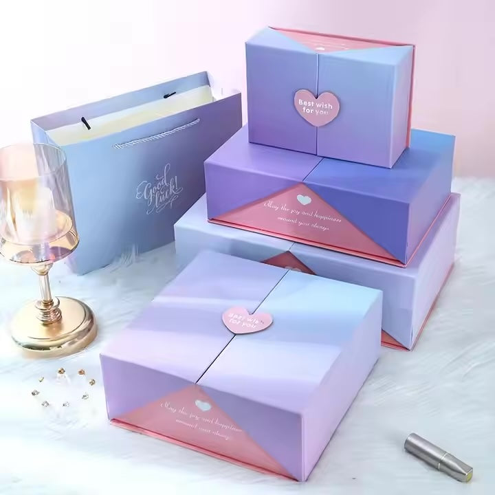 Blue and Pink Gift Box