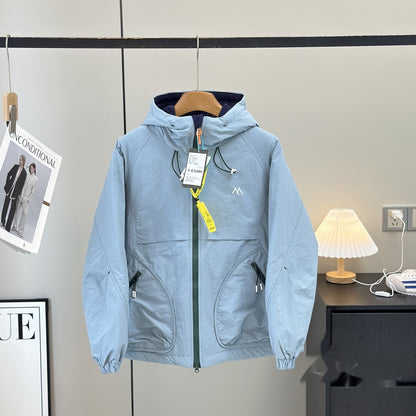 Lightweight Warm And Waterproof Outdoor Mountain-style Quilted Hooded Jacket
