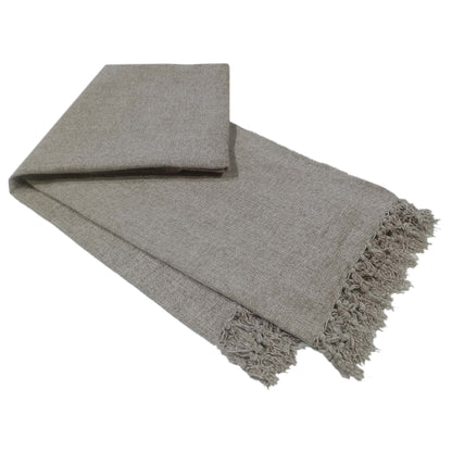 Chenille Tassel Elegant Throw Blanket for Couch Sofa Bed All-Season Soft Luxury by OLIVIA ROCCO