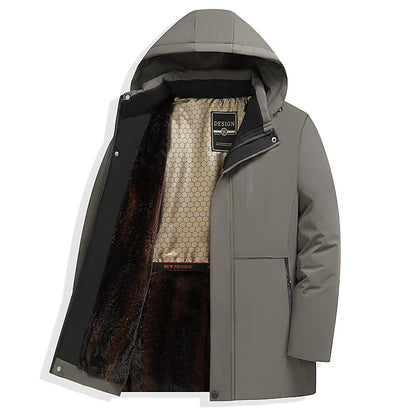 New Winter Mens Hooded Padded Jacket