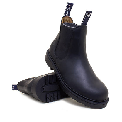 Detroit Steel Toe Cap Work Boots -  Black
