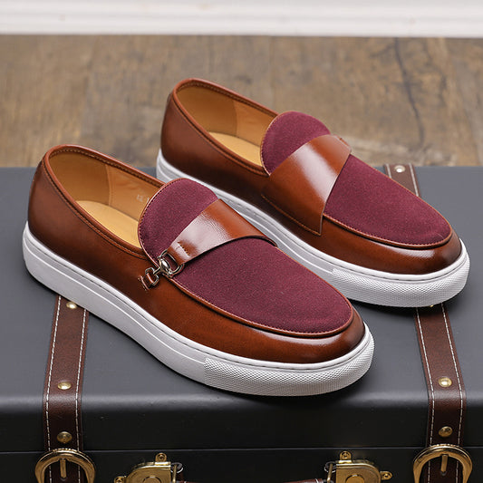 Leather Shoes Business Slip-on Casual Shoes Men