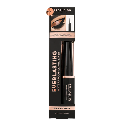 Everlasting Eyeliner | Waterproof Liquid Liner - Midnight Black