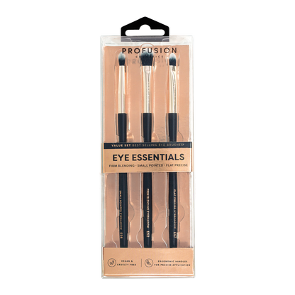 Eye Essentials - 3 PC Eye Brush Set