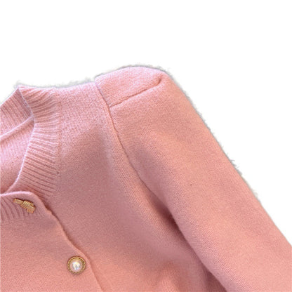Puff Sleeve Soft Glutinous Sweater For Women Autumn New