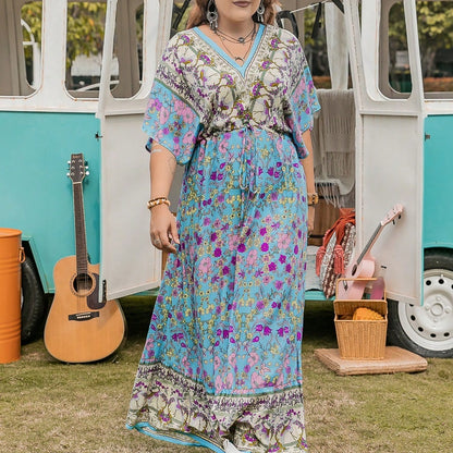 Bohemian Leisure Vacation Women's Full-length Dress