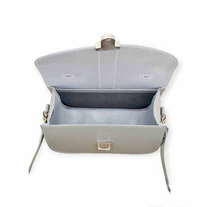 Olympia Handmade Leather Bag - Ghost Grey