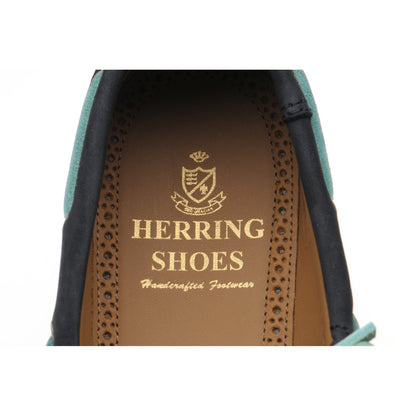 Herring Cordelia ladies rubber-soled deck shoes in navy nubuck