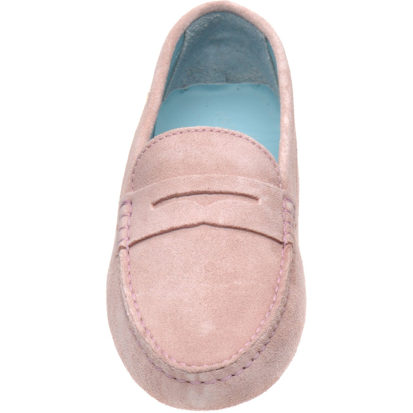 Herring Louisa ladies rubber-soled driving moccasins in ice pink