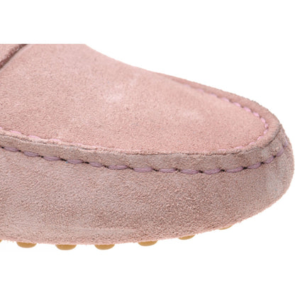 Herring Louisa ladies rubber-soled driving moccasins in ice pink