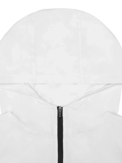 Soft Hooded Sports Jacket - Stand Tall - Yel/wht/blk/gry
