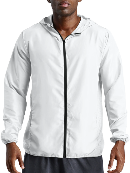 Soft Hooded Sports Jacket - Bang.Head.Strat - blk/wht