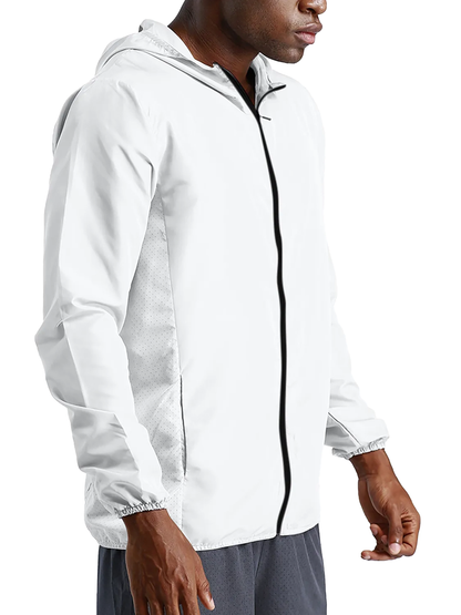 Soft Hooded Sports Jacket - Stand Tall Blk/wht