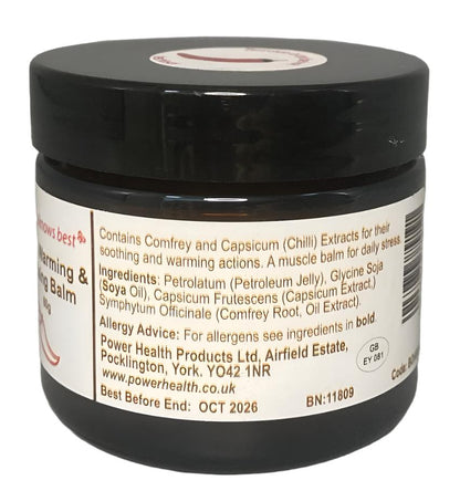 Power Health Chilli Muscle Rub Balm Warming & Easing 60g