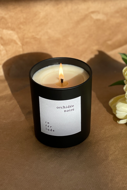 Orchidée Noire Bougie Parfumée