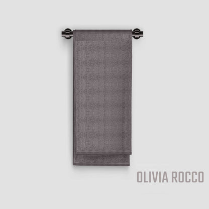 Pack of 4 Large Quick-Drying Lightweight Easycare Indus Valley Cotton Bath Sheets 80x140cm for Home Travel Gym Holidays Multiple Colours by OLIVIA ROCCO