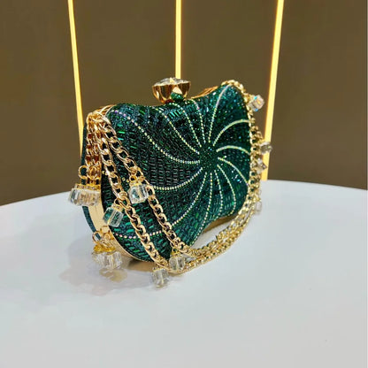 Elegant Shiny Rhinestone Evening Bag Fashionable Ladies Clutch Handbag Matched With Dresses Perfect For Dinner Party