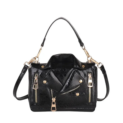 Fashionable Rivet Personality Ladies Shoulder Bag Square PU Leather Crossbody Bag Versatile Women's Handbag Stylish Accessory