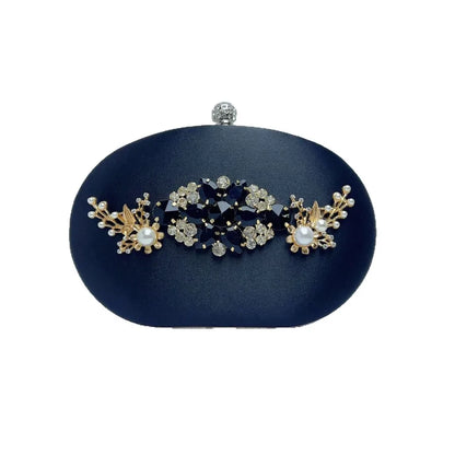 Elegant Diamond Embedded Women's Handbag New Fashion Shoulder Bag Luxury Sensation Clutch Purse For Dinner Party