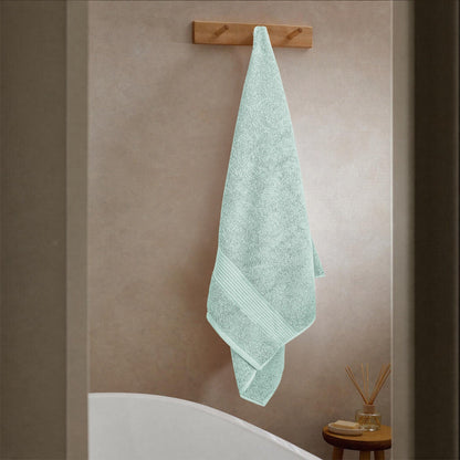 Rhodes Towel Seafoam 100% Cotton Hotel Quality Soft Super Absorbent Hand Bath Towels, Sheets & Face Cloths by OLIVIA ROCCO