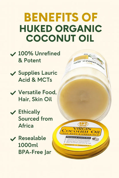 Organic Virgin Coconut Oil 1000ml