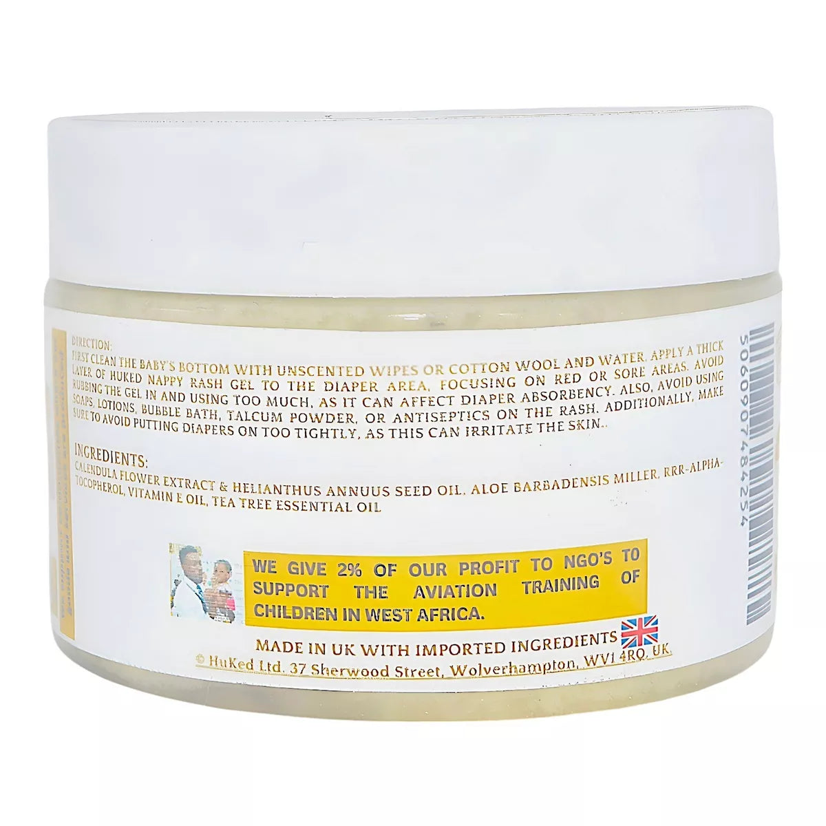 Nappy Rash Gel 120ml - Calendula & Aloe