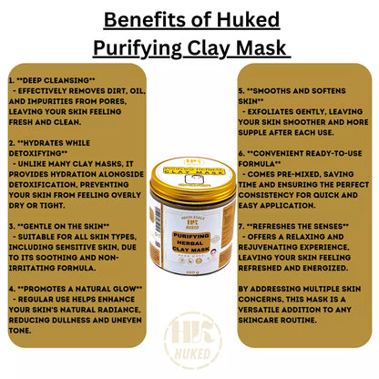 Purifying Clay Mask 500g - Detoxifying