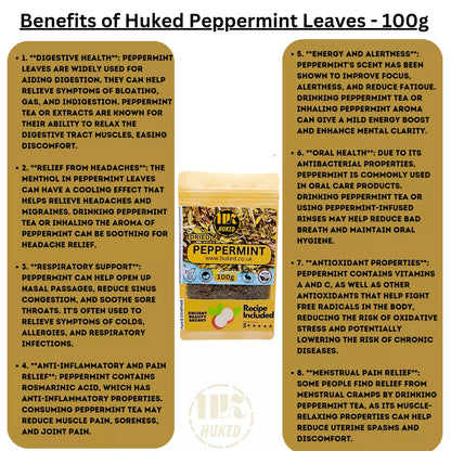 Dried Peppermint 100% Natural