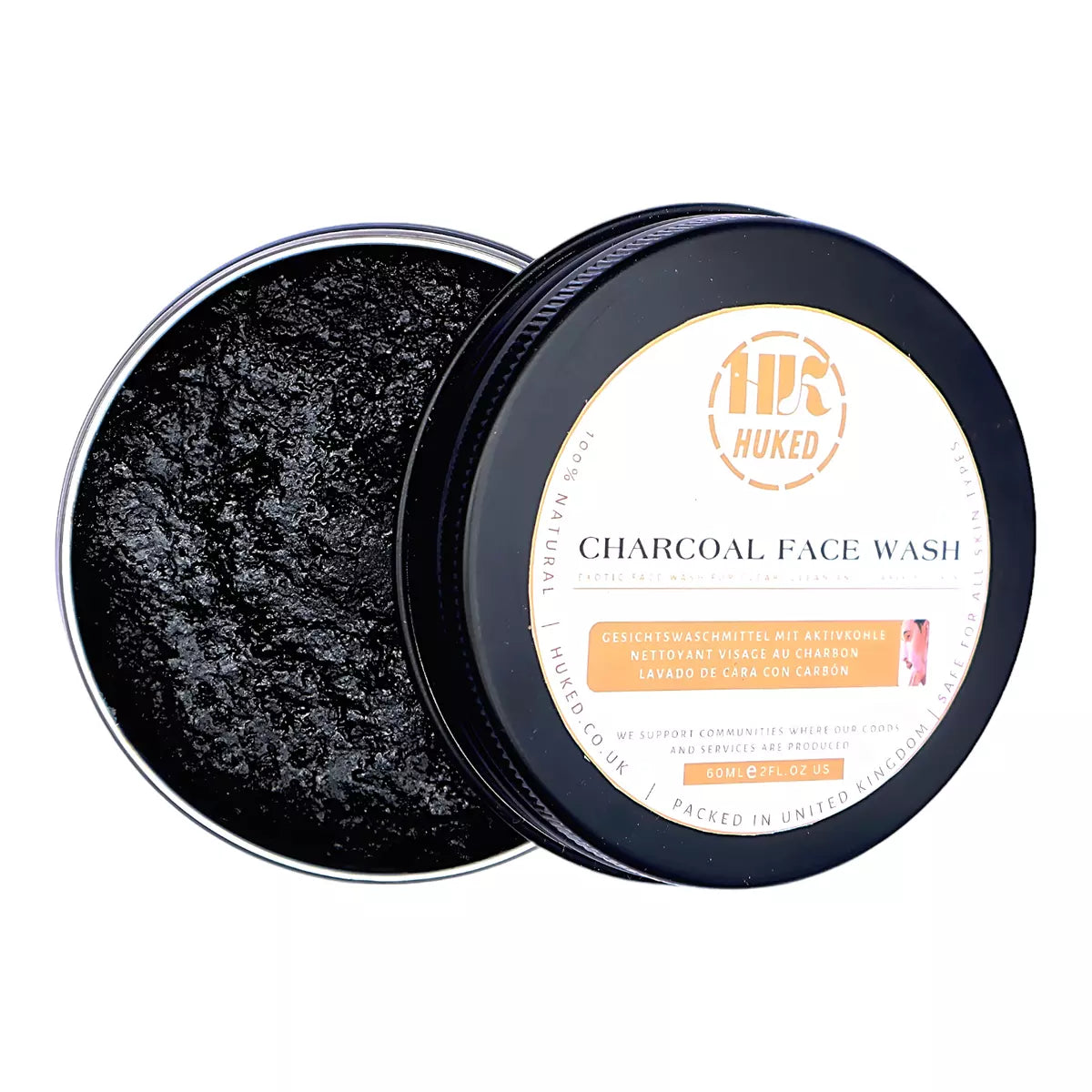 Charcoal Face Wash 150ml - Organic