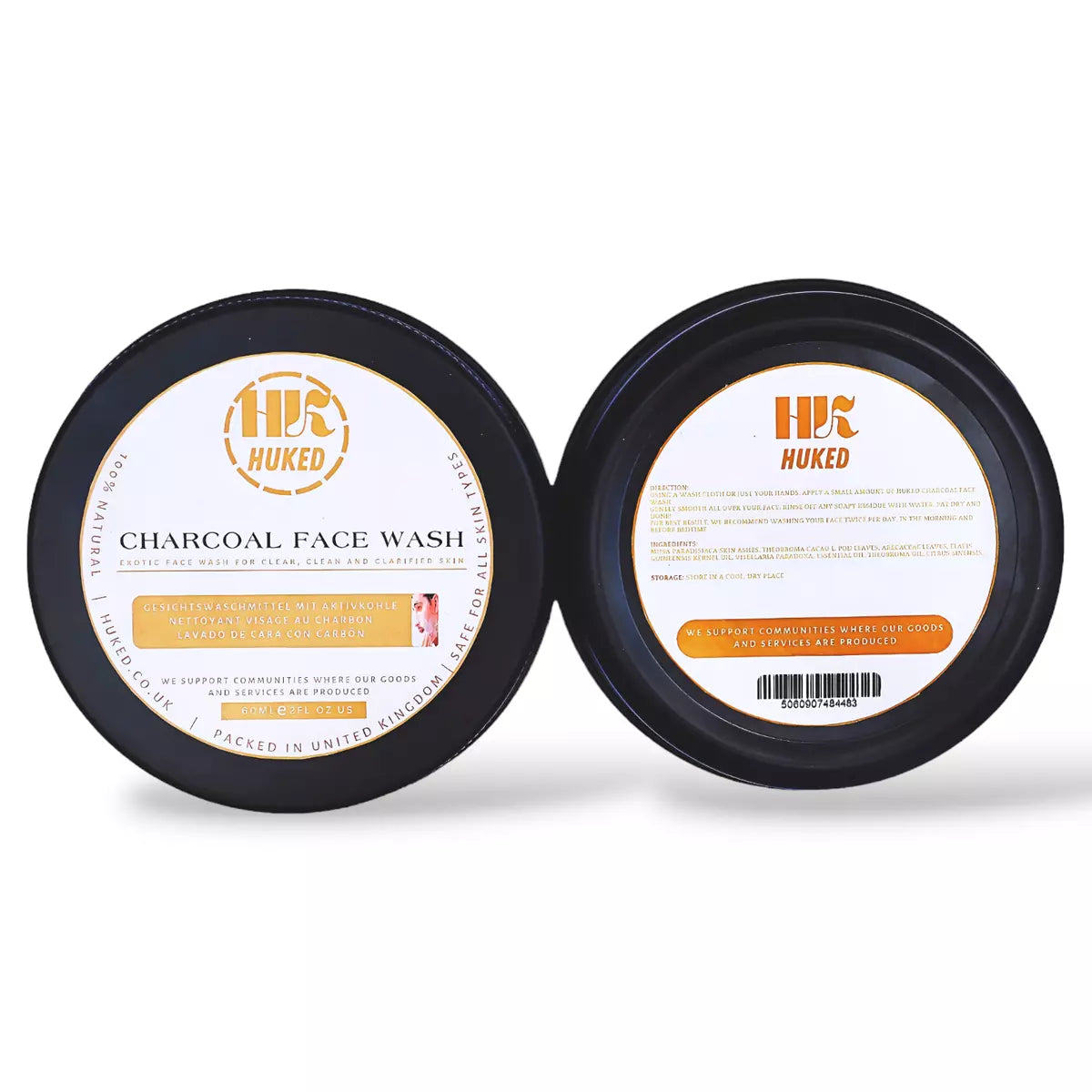 Charcoal Face Wash 150ml - Organic