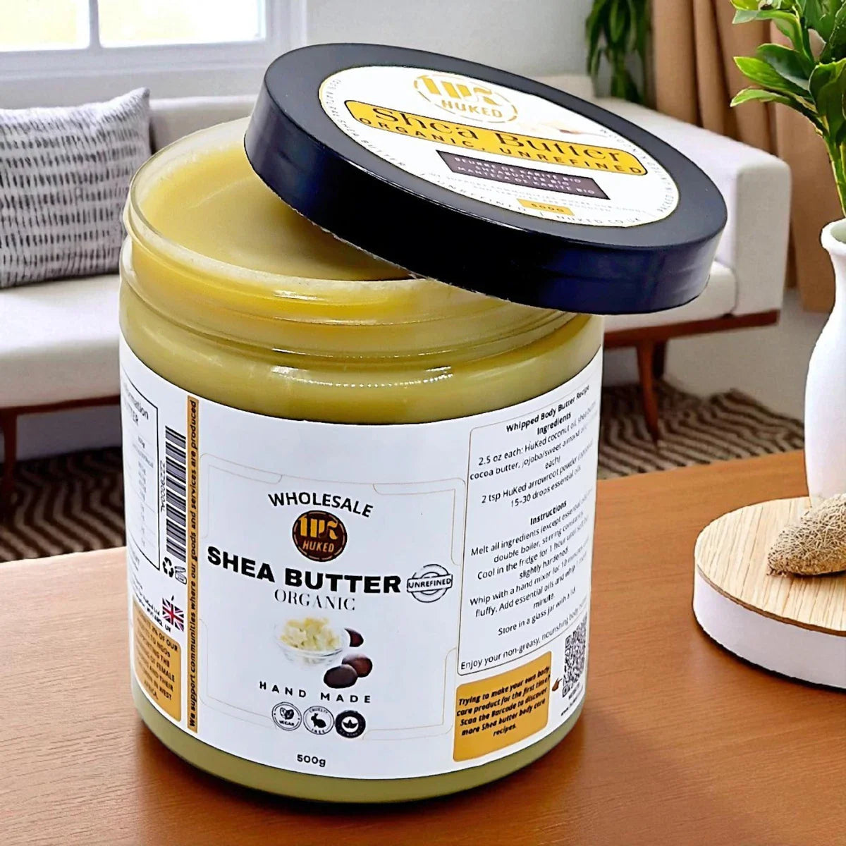 Raw Shea Butter 500g - Organic & Unrefined