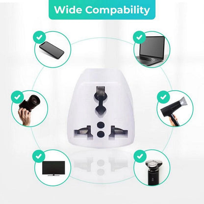 Universal Plug Adapter EU US UK AU CN To UK Type G Travel Socket Plug Converter