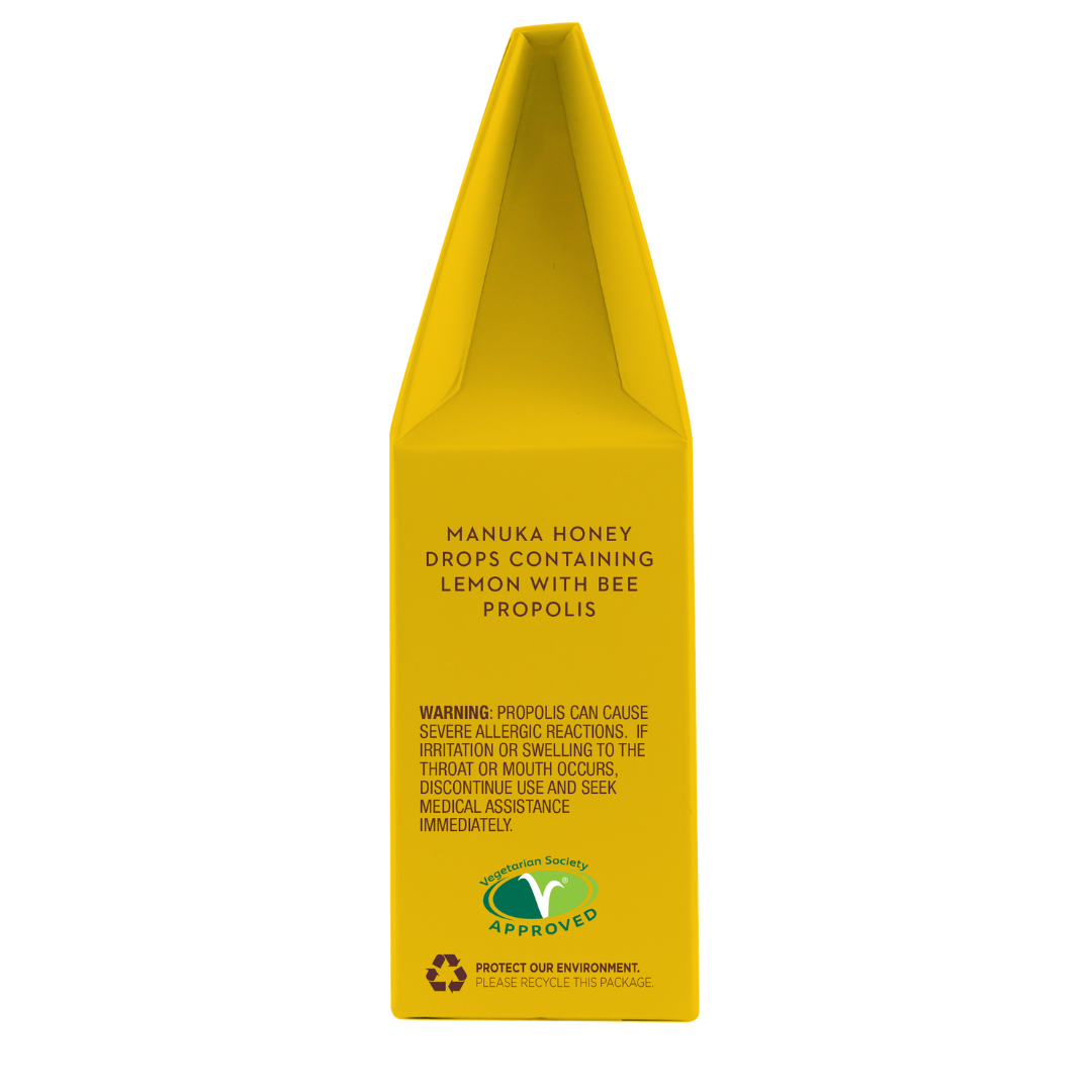 Wedderspoon Manuka Honey Drops Lemon Eucalyptus 20 Pack