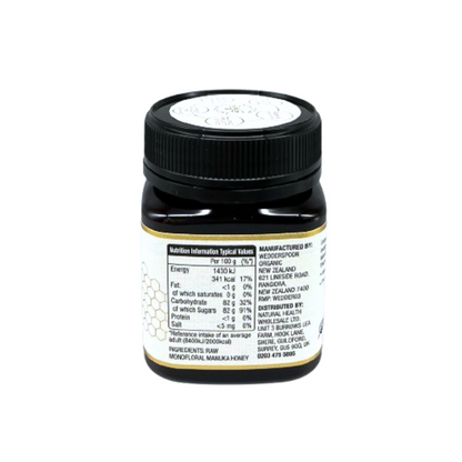 Wedderspoon Raw Manuka Honey 850 MGO (250g) – Unpasteurised High Potency