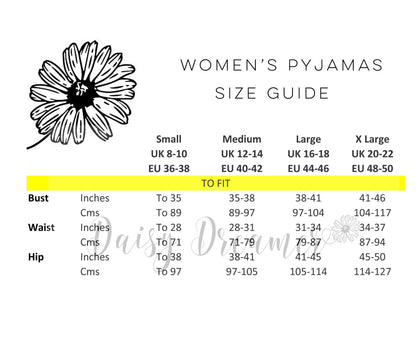 Women's Jaguar Jungle Leopard Print Button Up Pyjama Set Soft Breathable Viscose Loungewear Sleepwear Available in S M L XL by Daisy Dreamer
