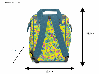 Yellow Baby Changing Bag Backpack - Pollywood